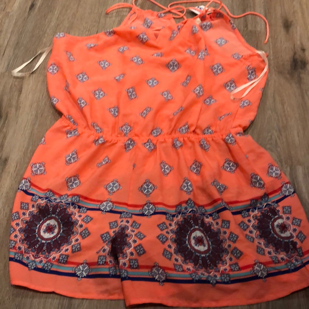 Bathing suit coverup - short jumpsuit